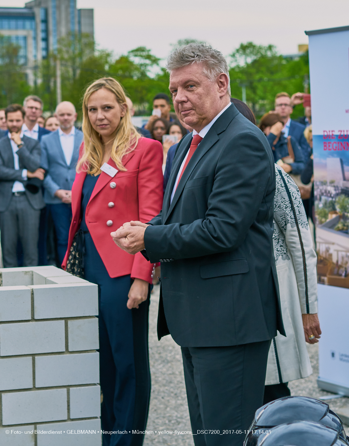 11. Mai 2017 - Grundsteinlegung für die LOGE und dem Kulturquadrat in Neuperlach